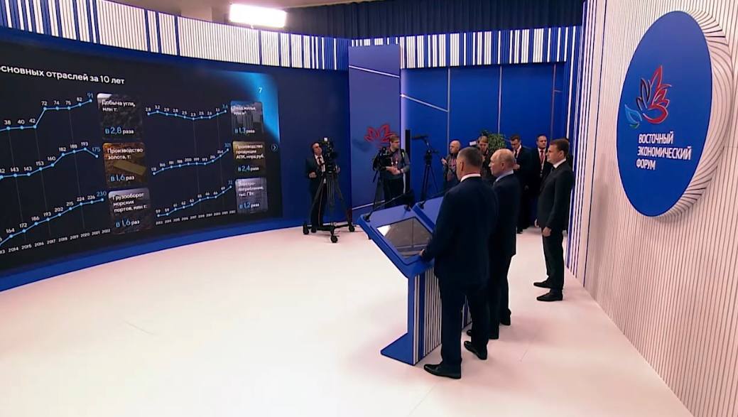 На полях ВЭФ Владимиру Путину представили результаты развития Дальнего Востока
